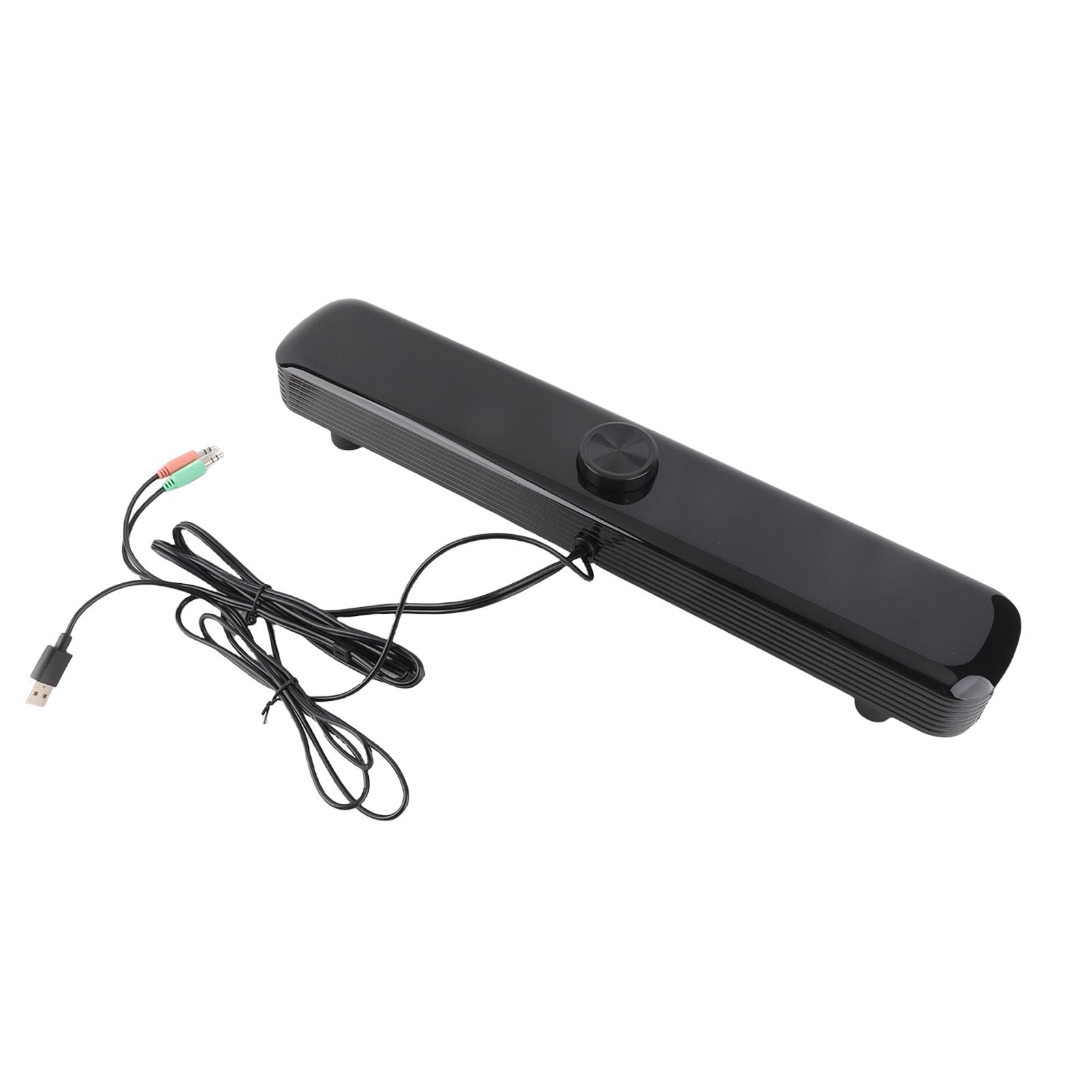 Wakects Barre de Son pour Ordinateur, 16,5 Pouces 3W Double Haut-Parleur