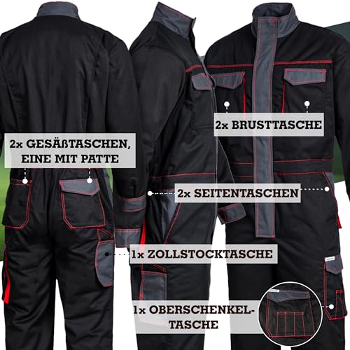 SAFETYTEX Winteroverall - Warmer Winter Overall - gefüttert Arbeitsoverall -Thermo Overall - Arbeitskombi - Rallyoverall -Schutzanzug (XL)