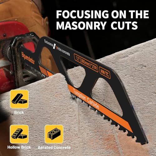3-Piece Tungsten Carbide Masonry Blade Set