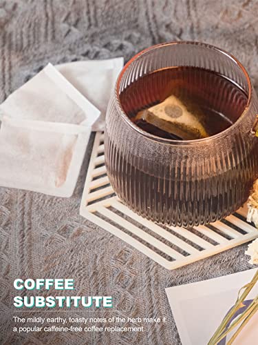 Image of TeeLux Roasted Dandelion Root Tea Bags, Premium Natural Dandelion Root Herbal Tea, Caffeine Free, 50 Tea Bags