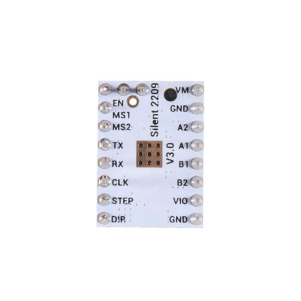 5pcs 3D-Drucker TMC2209 V3.0 Schrittmotortreiber, TMC2209 Schrittmotortreibermodul mit Kühlkörper-Mute-Antrieb 256 Mikroschritte für 3D-Drucker-Controller-Boards SKR V1.3 MKS GEN L Rampen