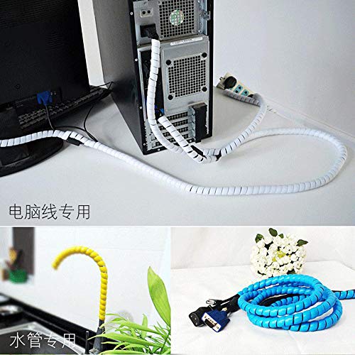 Image of Cable Management Sleeve, Cable Management Dog and Cat Chewing Cable Protector Sleeve Organizer, Protects Your Pets and Critters from Chewing Electric Wire by FUNZON 3C016