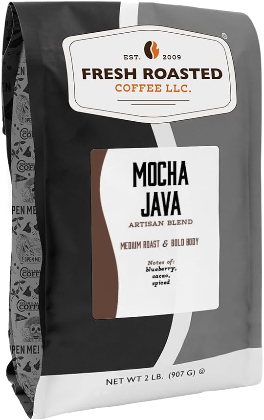 Mocha Java, 2 lb (32 oz), Medium Roast, Kosher, Ground