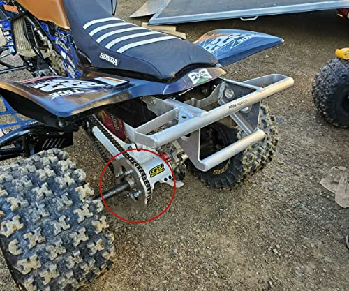 Sfriding Rear Sprocket Guard Chain Protector For Honda Trx250 Trx 350 Trx300 Trx400 Trx450, Compatible With Jtr1350 (Silver) #TOP5