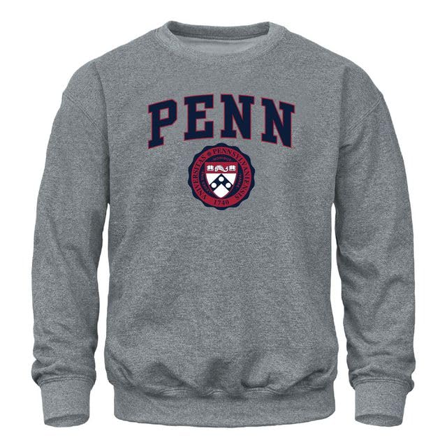 Image of Ivysport Crewneck Sweatshirt for College, Heritage Logo, Color, Adult Unisex