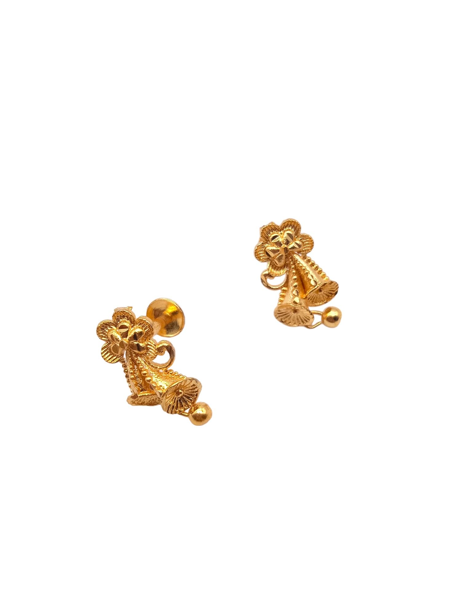 Trendy and Stylish 1 Gram Gold Plated - Floral Stud Earring for Women and Girls (B0CTQQ5DY1) Amazon Price History, Amazon Price Tracker