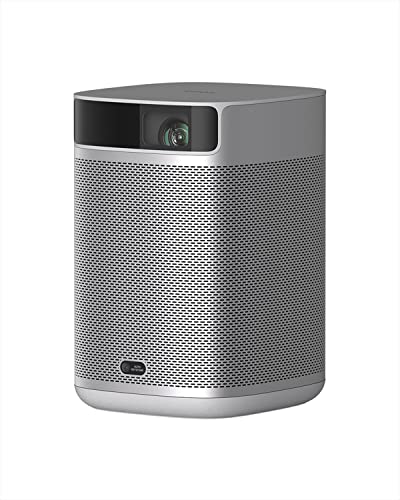 MoGo 2 Mini Projector, 400 ISO Lumens Portable DLP Movie Projector, Smart HD, Auto Focus, Object Avoidance, Screen Adaption, with WiFi and Bluetooth, Android TV 11.0, Projector for Bedroom