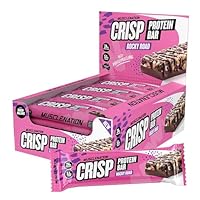 Muscle Nation Rocky Road Crisp Protein Bars 12 x 50g