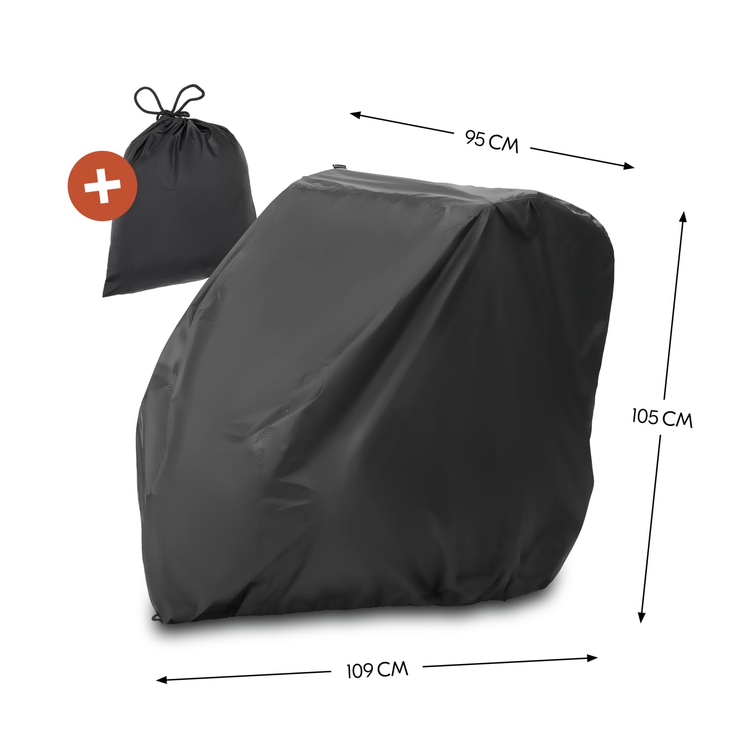 hauk Copertura Rimorchio Bici Bambini Universale 95x105x109 cm