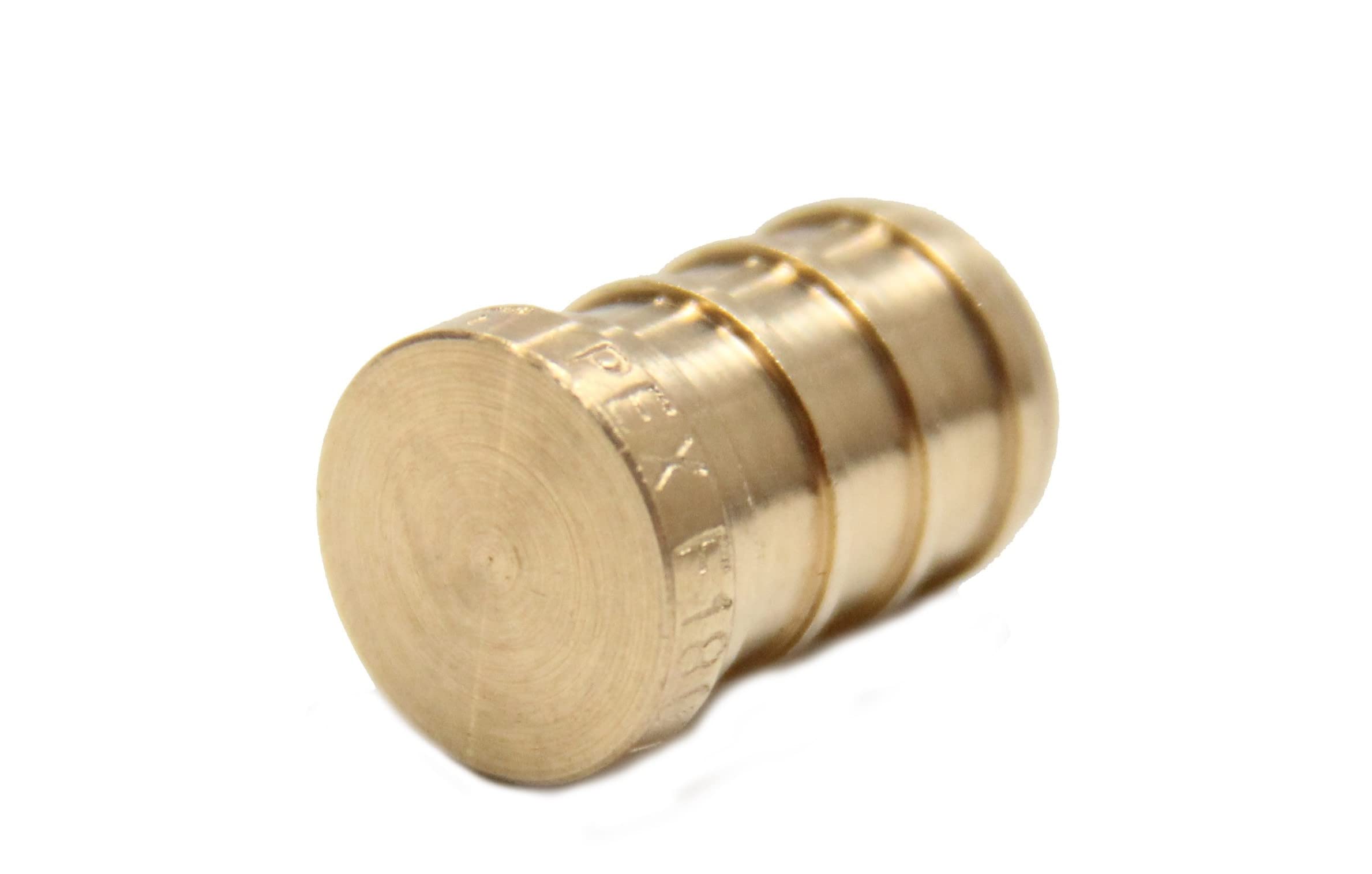 Paquete de 50 tapones EFIELD Pex de 1,27 cm con tapa de extremo de tubería Pex engarzado de latón, ASTM F1807