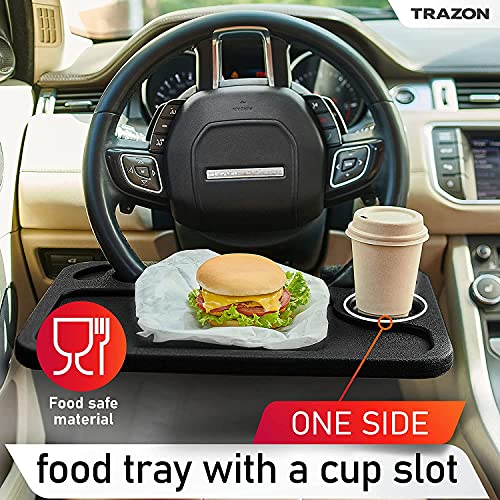Steering Wheel Tray for Laptop & Food, Car Tray for Steering Wheel, Car