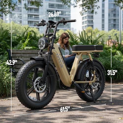 Image of TST Electric Bike - 48V 15Ah Battery, 1500W Peak Motor, 20 * 4.0 Fat Tire