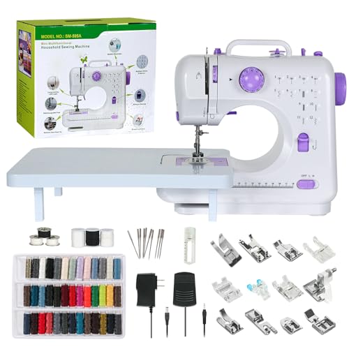 Sewing Machine for Beginners, Mini Sewing Machine Built-in...