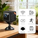 Briocht Mini WiFi Security Camera 4K HD Hidden Camera with 140° Wide Angle, Motion Detection, Night Vision Magnetic Rotating Mount Wireless Indoor Security Cam for Home, Office or Wildlife Monitoring - Image 2