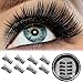 False Eyelashes Magnet - Ultra Long Magnetic Eyelash Cover the Entire Eyelids, Nature Look Fake Lashes 3D Handmade Reusable Lashes For Women Makeup (8 PCS)