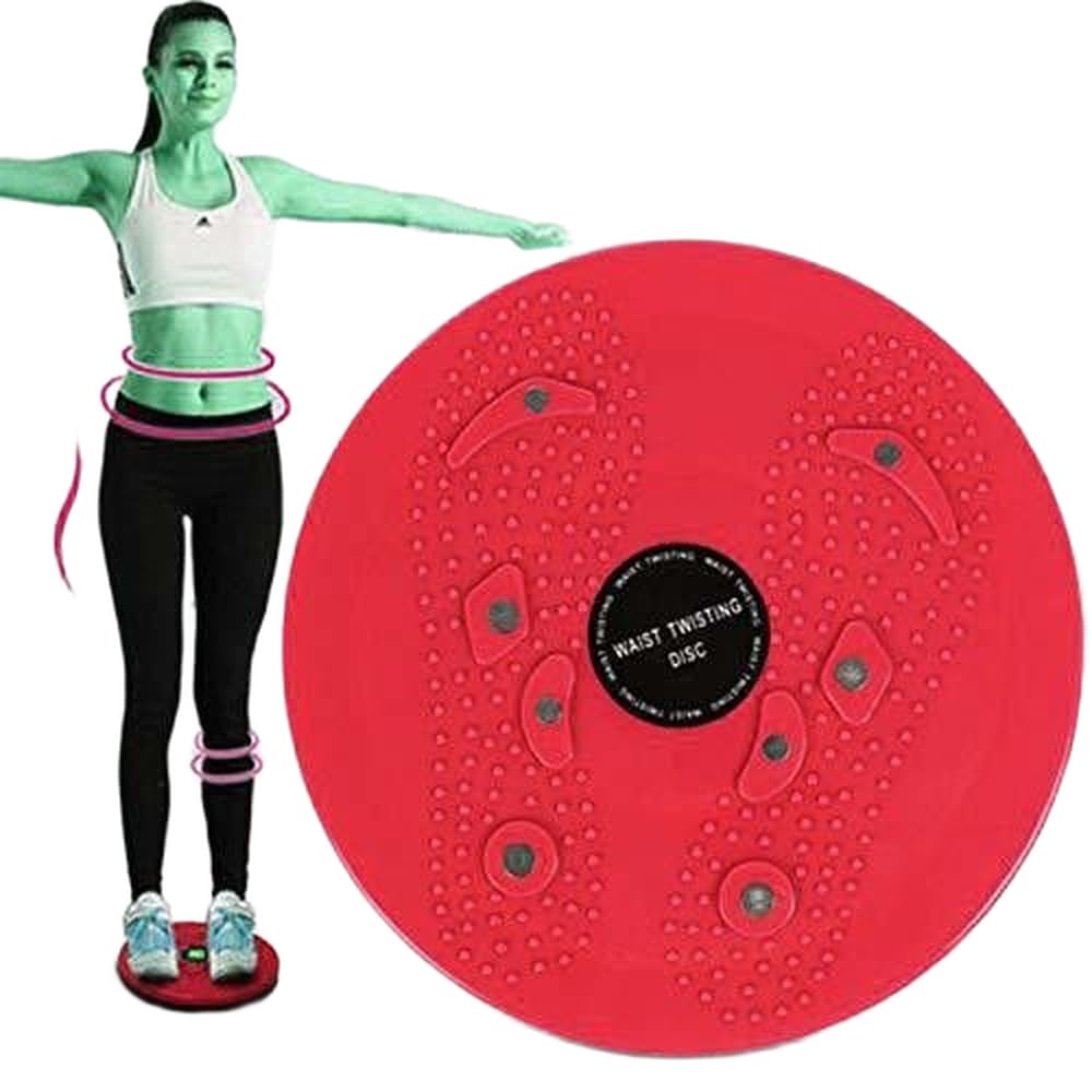 Dinetic Sunshine Body Relax Massage Tummy Twister Tool 4 in 1 Magnetic Acupresure Weight Ab Exerciser (Multicolor)-image-19