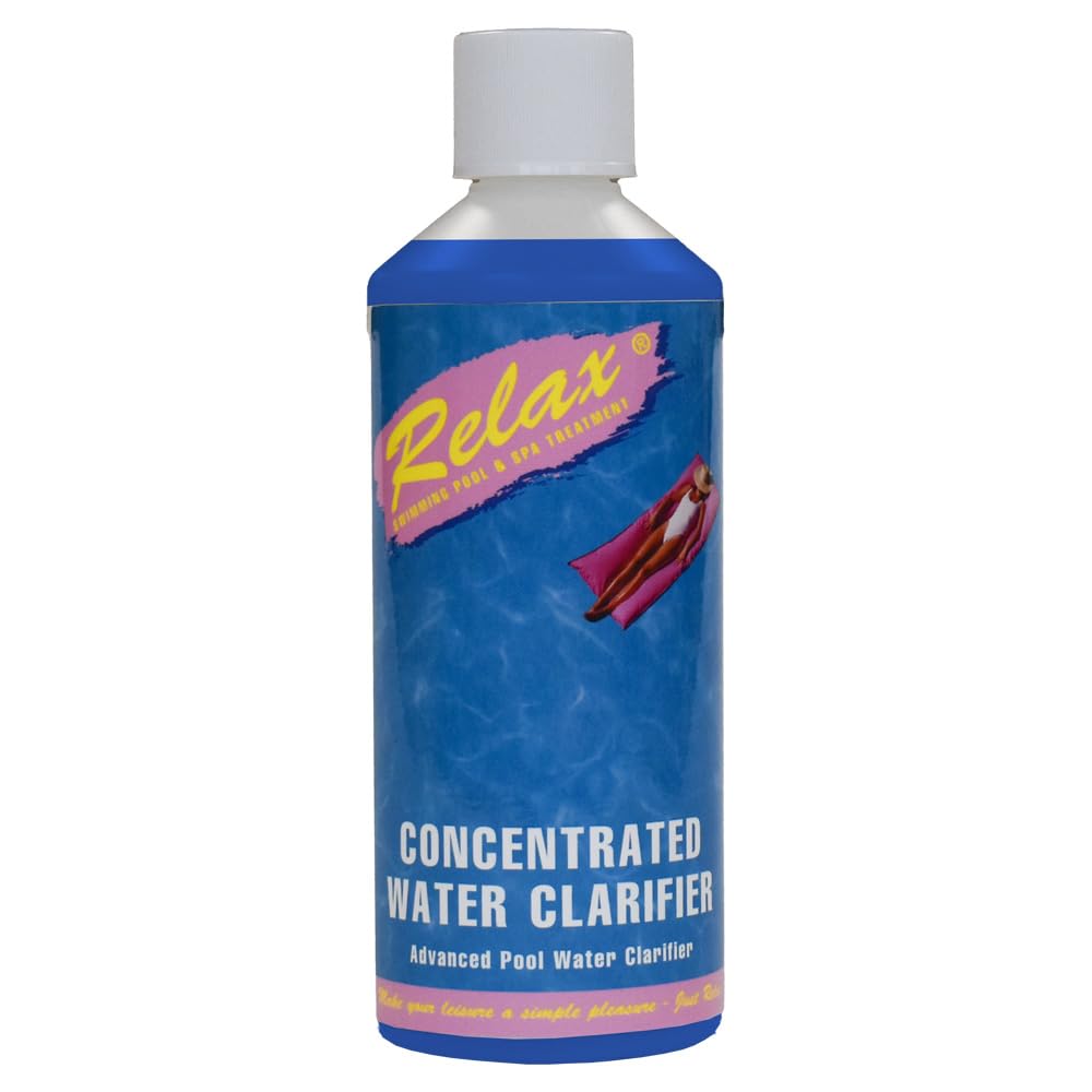 Deep Blue Clarificador de agua concentrado para piscina Relax de 500 ml, caja de 6