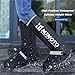 High Tube Motorcycle Rain Shoe Covers Creative Waterproof Reusable Motorcycle Cycling Bike Rain Boot Rainproof Shoes Cover (XX-Large)