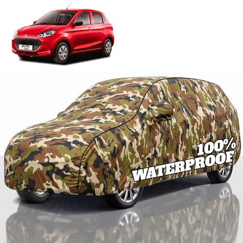 Image of Premium Polyester Car Cover Alto K10 All-Weather Protection from Rain, Dust & Sun | UV Resistant Fabric | Full Body Secure Fit for Outdoor & Indoor Parking Jungle