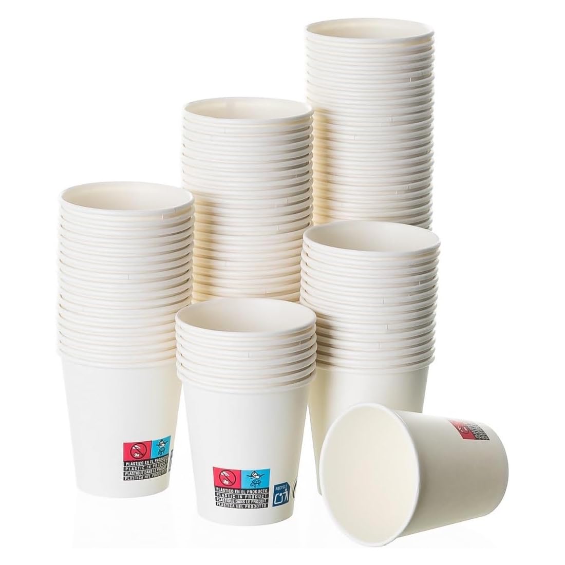 BEST PRODUCTS 400 vasos desechables café 250cc de cartón antifugas, biodegradables, compostables, reciclables, para café, agua, infusiones, bebidas frías y calientes para fiestas y eventos. — view 9