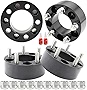 Richeer 5x4.5 Wheel Spacers Compatible with TJ XJ MJ YJ KJ KK ZJ, 4PCS 2 inch 5x114.3mm Wheel Spacer with 1/2-20 Studs & 82.5 mm Center Bore 5 Lug Wheel Spacers for Explorer Ranger Mustang