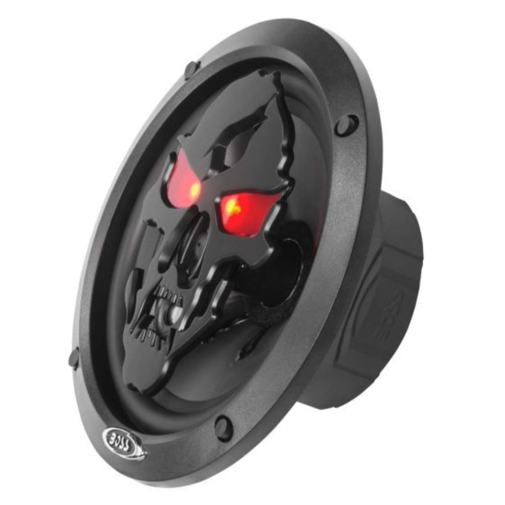 2 Altavoces Compatible con Boss Audio Systems SK653B coaxial de 3 vías 16,50 cm 165 mm 6,5" 175 vatios rms 350 vatios máx 4 ohmios 90 db Negro, por par
