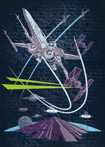 Komar Star Wars Non-Woven Photo Wallpaper, Colourful, 200 x 280 cm (Width x Height), Width 50 cm