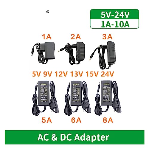 Power Adapter 1A 2A 5A 6A 10A Charger 12V 5V miniatura 2