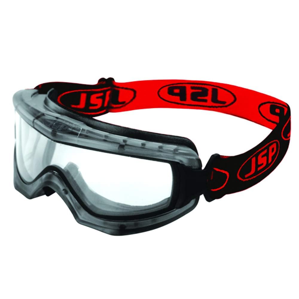 JSP EVO, Scratch Resistant Anti-Mist Safety Goggles with Clear Lenses