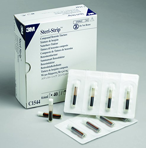 Benzoin Tincture 3M Steri-Strip 2/3 cc Solution Vial - 40/BX (MFN # C1544)