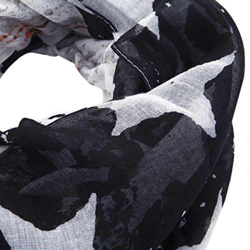 TrendsBlue Unique Vintage Stars Design Scarf3