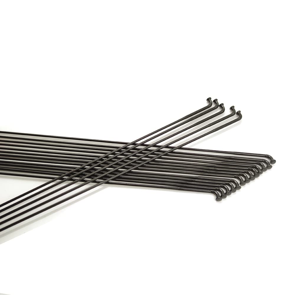 Raggi Bicicletta Raggi Rotondi for Bicicletta 14G Straight Pull J-Bend Neri(J-Bend 24pcs)