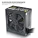 Segotep 650W 80 Plus Gold Certified Non-Modular ATX Power Supply with 6+2 Pin Connectors PFC Protection and RoHS Compliance, 120mm Silent Fan Gaming PSU GN-650 Black