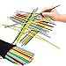 CODOHI 90PCS Bamboo Pick Up Sticks Bamboo Classic Game 7.5 Inch Long Pick-up-Sticks Fun Family Game - Nostalgic Games