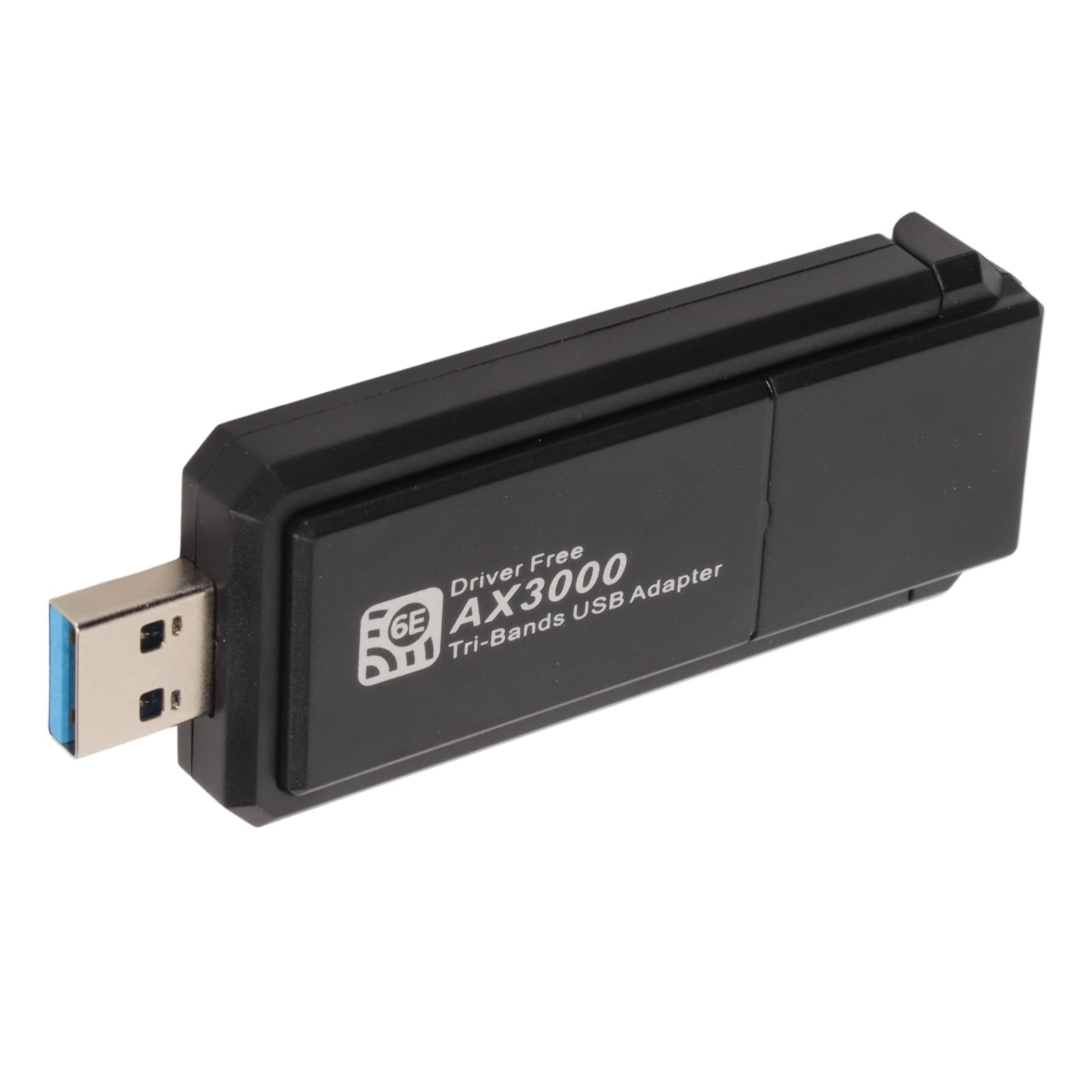 Adaptateur Réseau USB WiFi 6E, 3000Mbps WiFi Dongle USB 3.0 Triple Band 2.4G/5G/6G Adaptateur Réseau sans Fil pour 10/11, 802.11ax /AC/a/b/g/n