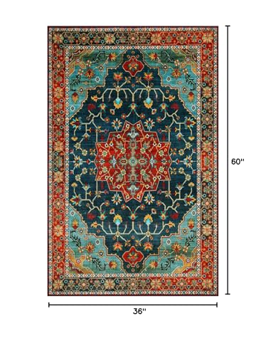 Tapete decorativo Boho WILLSUN 3x5 para interior lavable miniatura 2