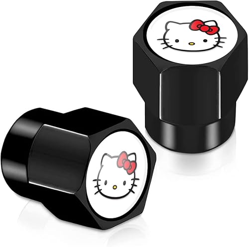 Miniatura 4 de 4 tapas de válvula Kuromi para válvulas de neumáticos de automóvil, tapas universales para neumáticos de automóvil, accesorios de automóvil, para