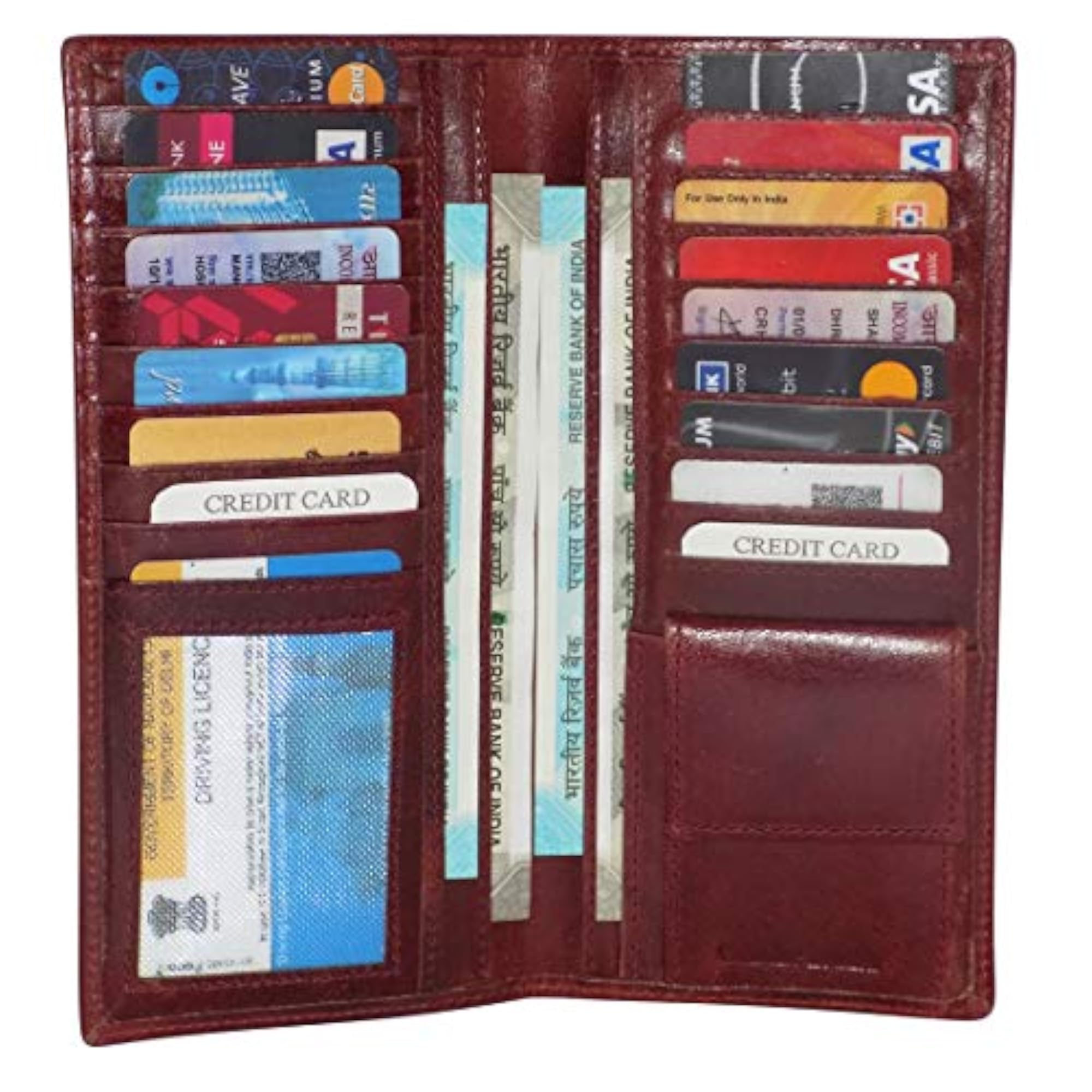 Unisex Tan Passport Wallet for Travel