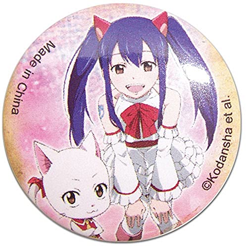 Fairy Tail - Carla & Wendy Button 1.25''