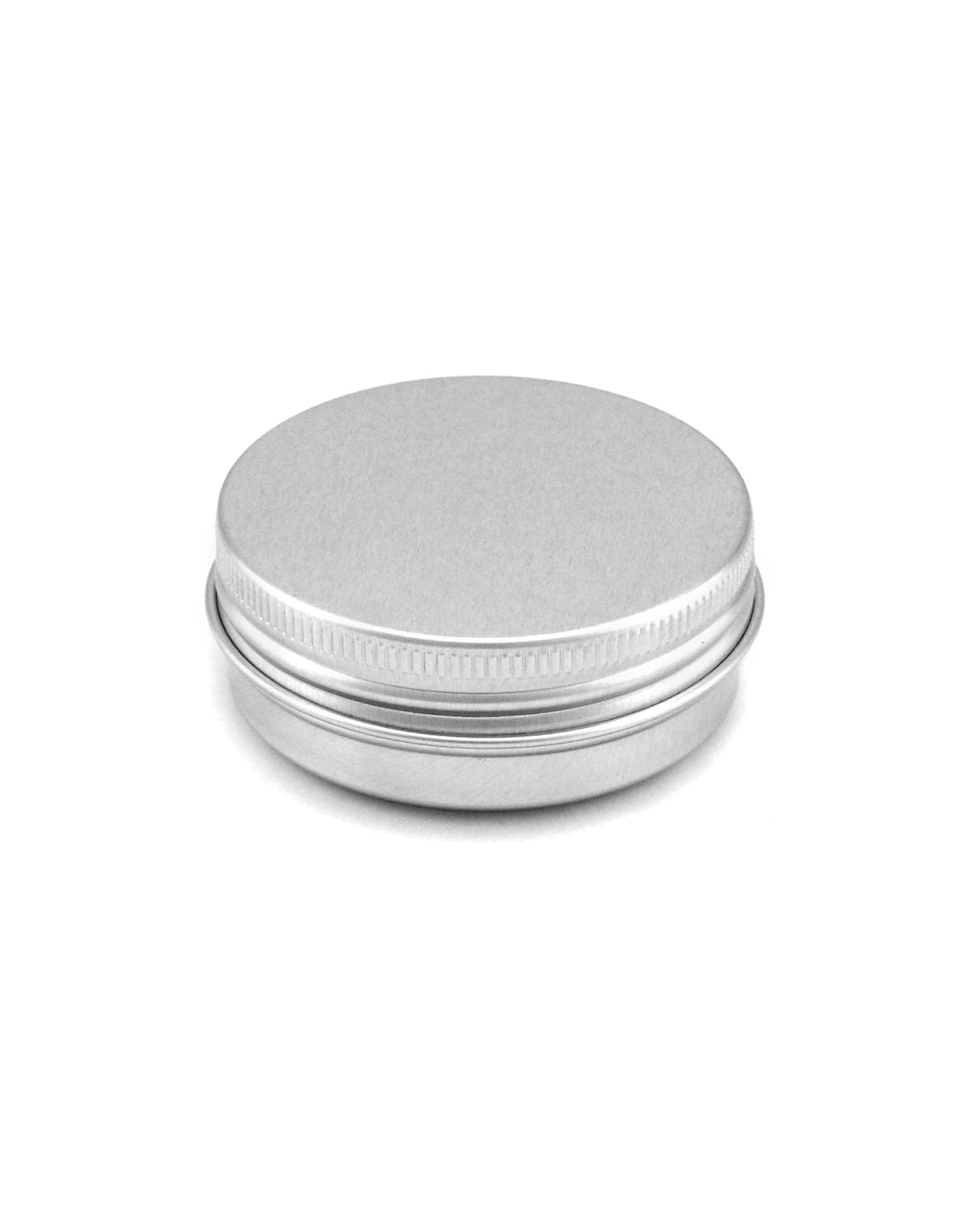 QWORK® 30 pezzi Vasetti Alluminio con coperchi, Barattoli vuoti rotondi per assortimento di gioielli per lozione crema (30ml)