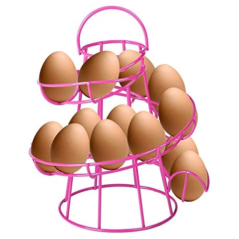 CrazyGadget Pink Vintage Helter Skelter Egg Holder Cover