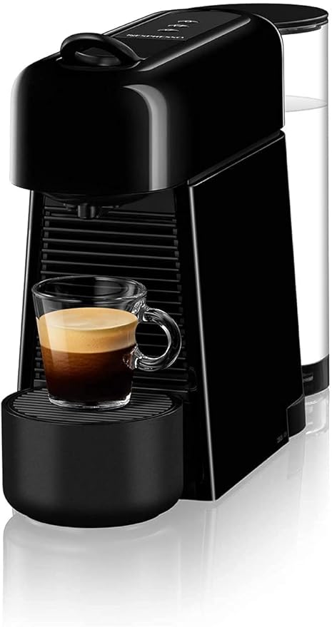 ネスプレッソ カプセル式コーヒーメーカー エッセンサ プラス リムジンブラック D 水タンク容量1L 4カップサイズ対応 D45N-BK-W