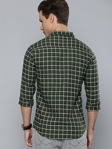 Image of The Indian Garage Co Men Cotton Slim Fit Shirt