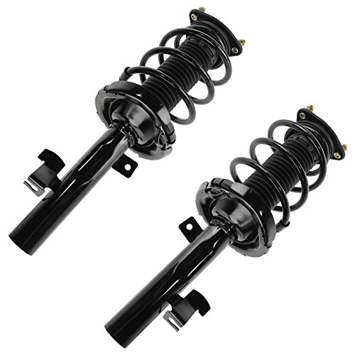Image of TRQ Front and Rear Suspension Kit Complete Strut & Coil Spring Assembly Shock Absorber Sway Bar Stabilizer Link Compatible with 2004-2009 Mazda 3 2006-2010 5