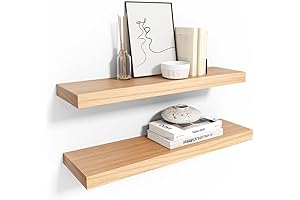Floating Shelves for Natural Charm