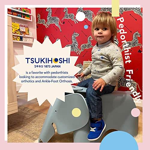 TSUKIHOSHI 2511 Racer Mid Baby Sneaker, Green/Navy - 4 Toddler (1-4 Years)4