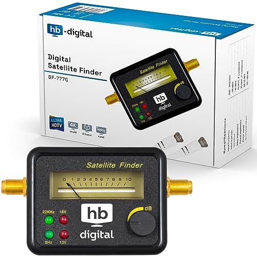Sat-Finder HB Digital mit 4 LED und analoger Anzeige