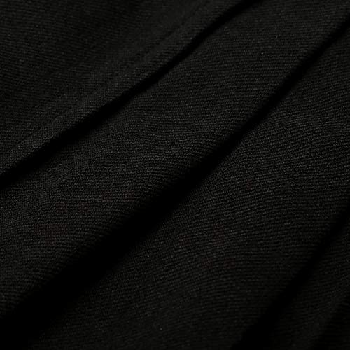 20 inch Black Pleated Kilt Skirt - Size US 44