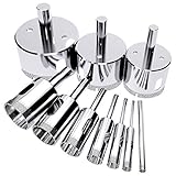 quarzit verblender hellweg ☞ 10 PCS geeignet sizd – beinhaltet folgende Durchmesser 6mm 8 mm, 10 mm, 12 mm, 14 mm, 16 mm, 18 mm, 20 mm, 22 mm, 30 mm, ; mit Laser markieren, die Größe wird die meisten Ihre verschiedenen Bedürfnisse zu befriedigen.