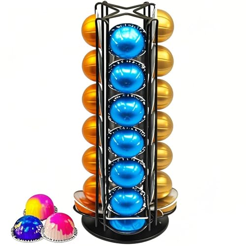 Meelio Vertuo Pod Holder Carousel Stand for 28 Nes